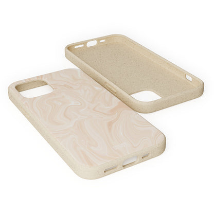 Liquid Marble Case | Coque Eco-Friendly en Bambou et Bioplastique Effet Marbré - Disponible avec Emballage Cadeau