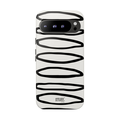 Loopy Case | Coque résistante double protection - Motif cercles abstraits
