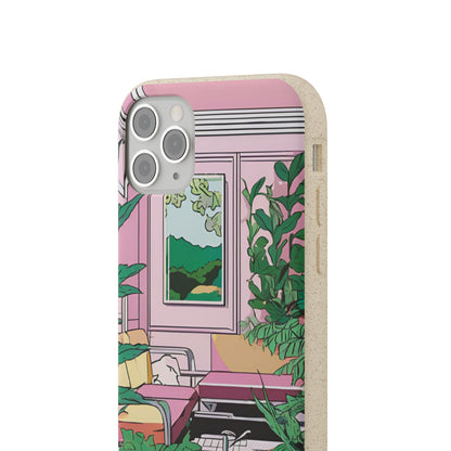 Plant Pop Case | Coque biodégradable en bambou et bioplastique avec design coloré | Parfait pour les amoureux des plantes - Avec emballage cadeau