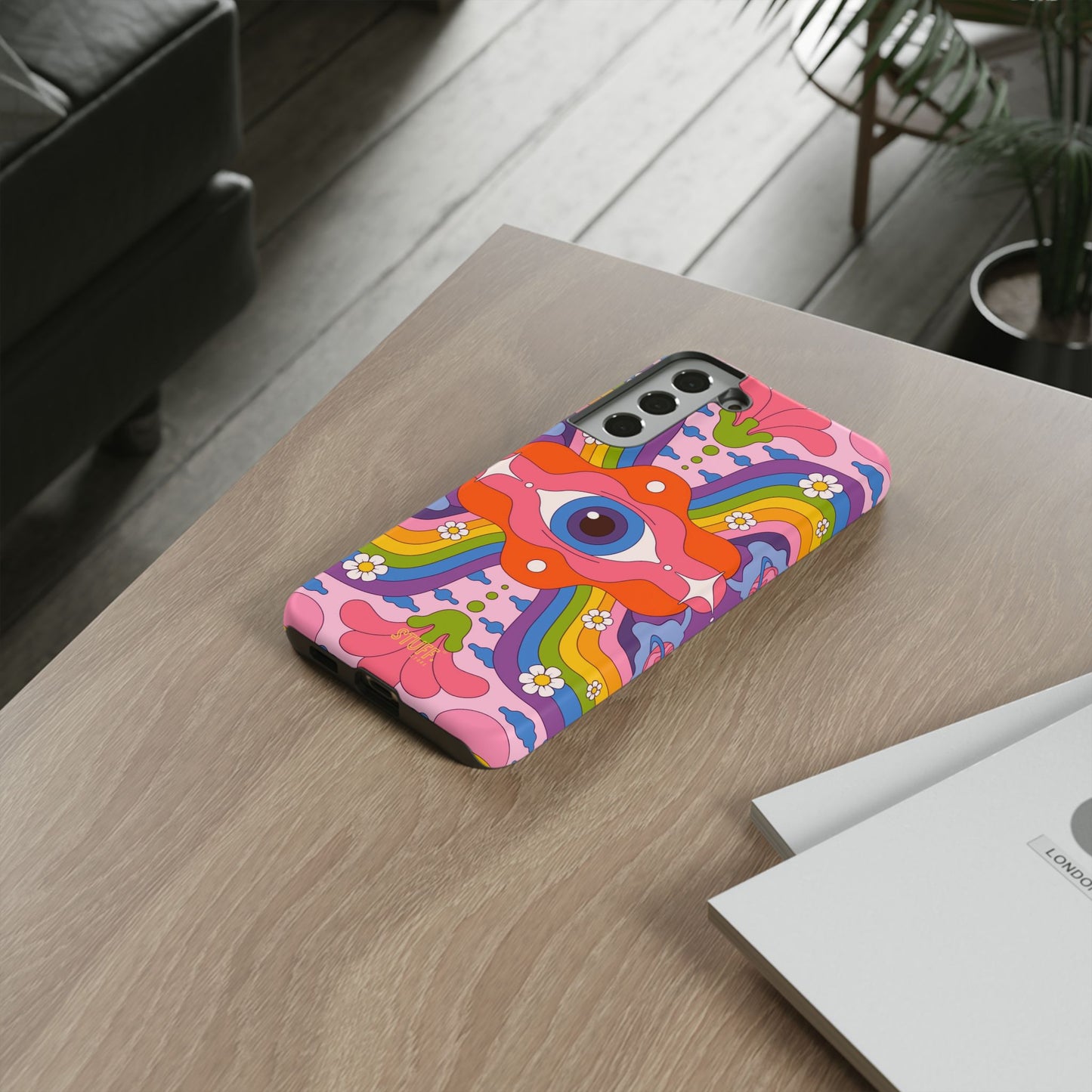 Psych Case | Coque résistante double protection avec Design Psychédélique coloré