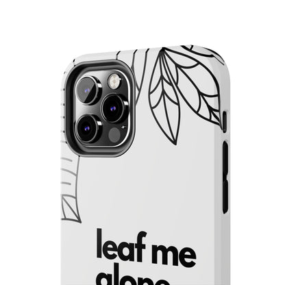 Leaf Me Case | Coque résistante double protection avec design minimaliste