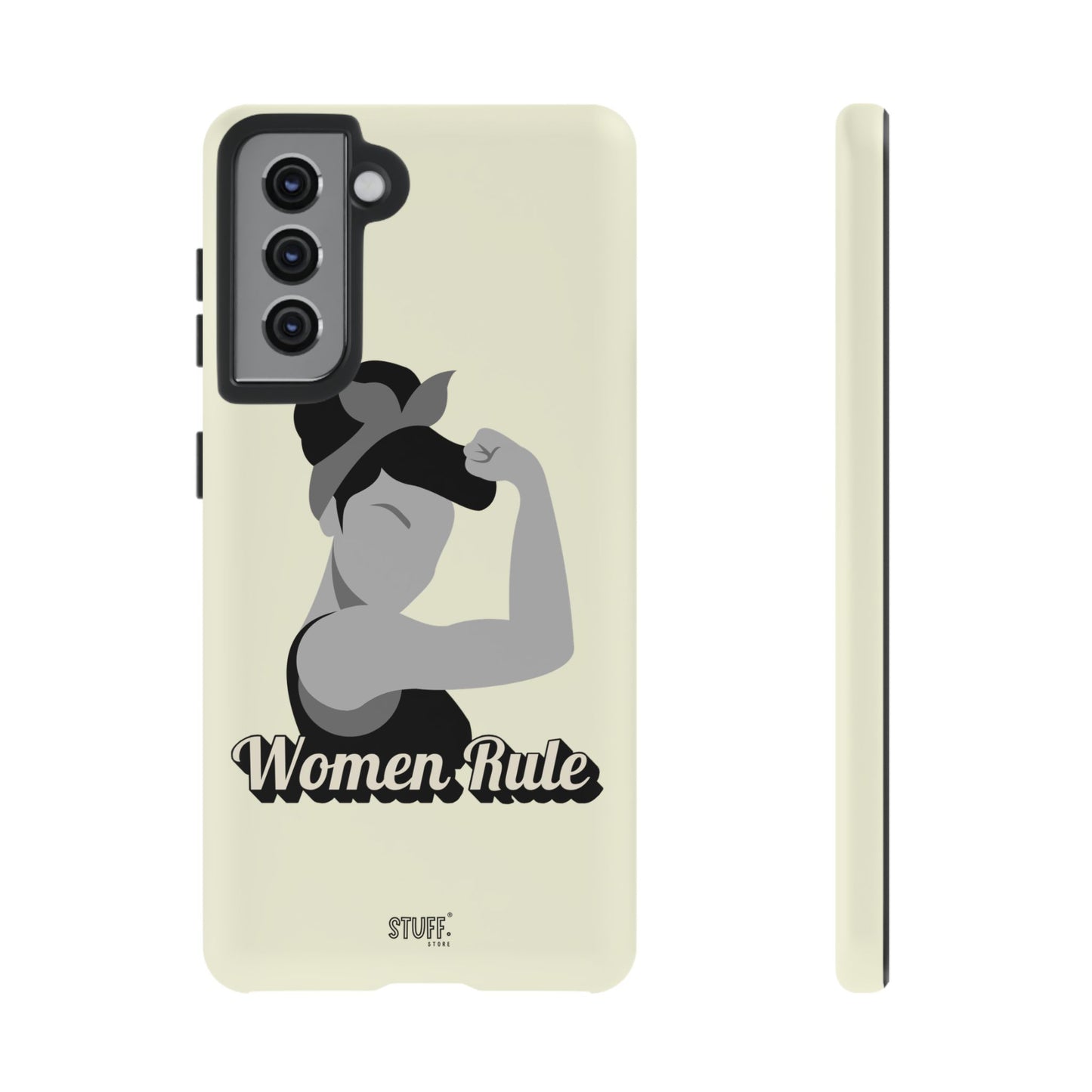Women Rule Case | Coque résistante double protection avec Design Féministe inspirant