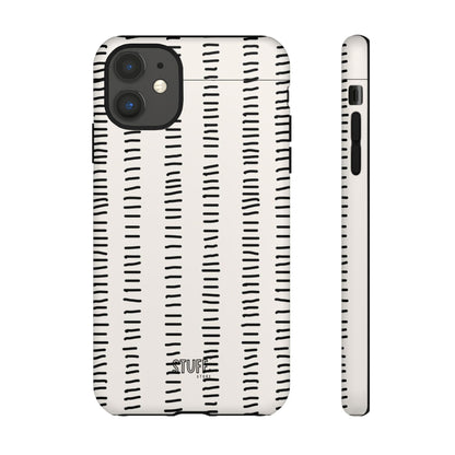 Striped Case | Coque résistante double protection antichoc - Design Minimaliste