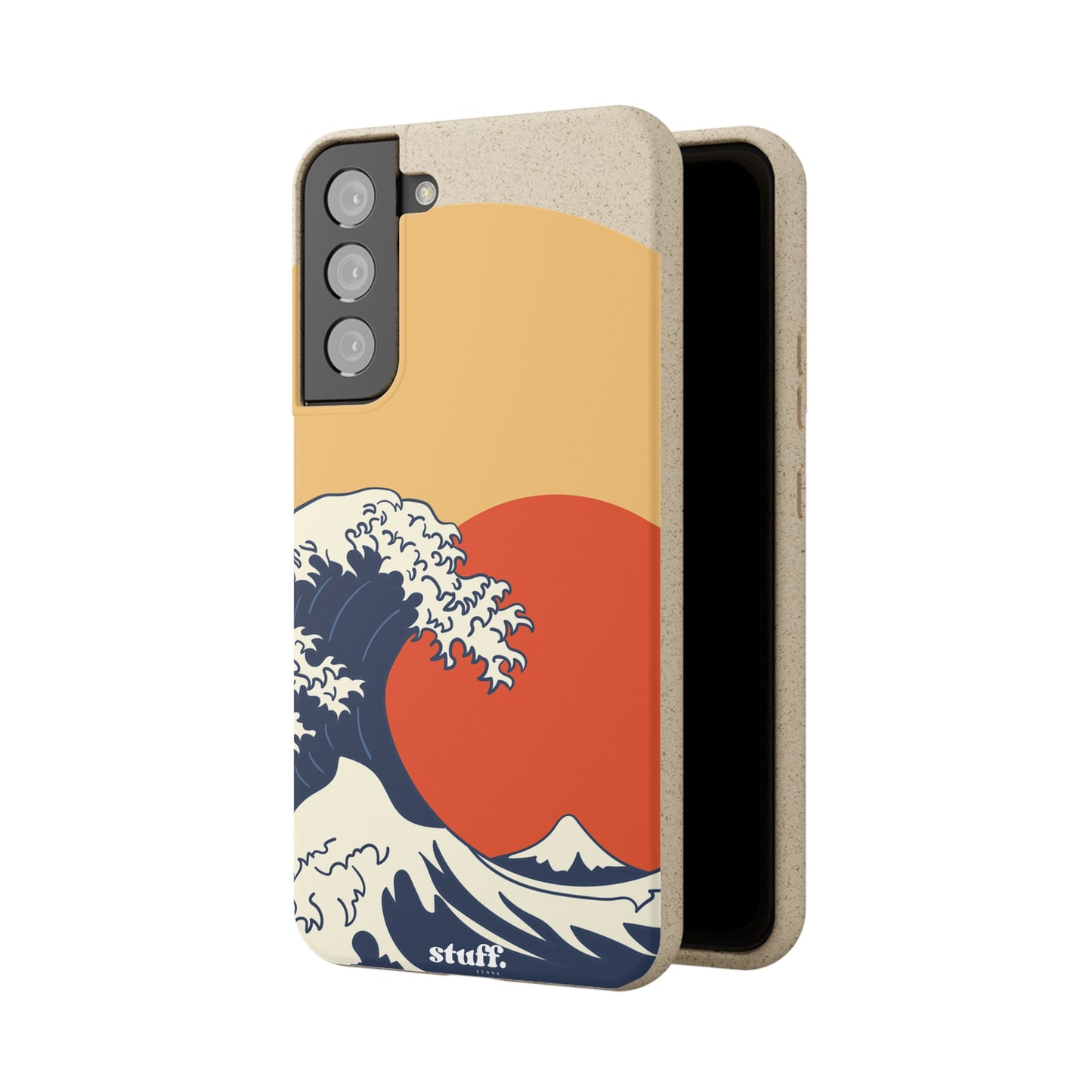 La Grande Vague | biodegradable shell in bamboo and bioplastic - inspired by Japanese art