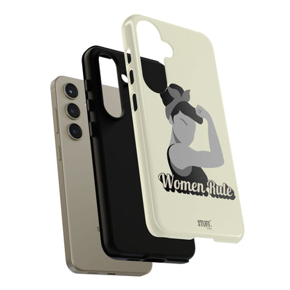 Women Rule Case | Coque résistante double protection avec Design Féministe inspirant