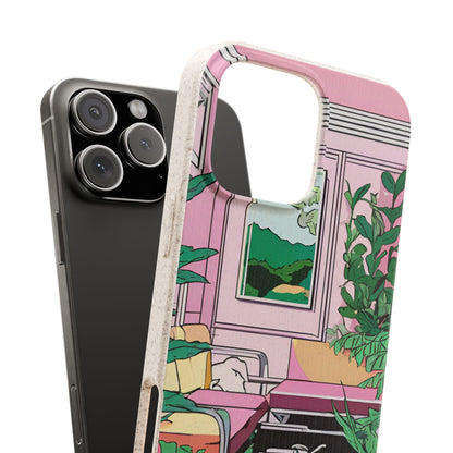 Plant Pop Case | Coque biodégradable en bambou et bioplastique avec design coloré | Parfait pour les amoureux des plantes - Avec emballage cadeau