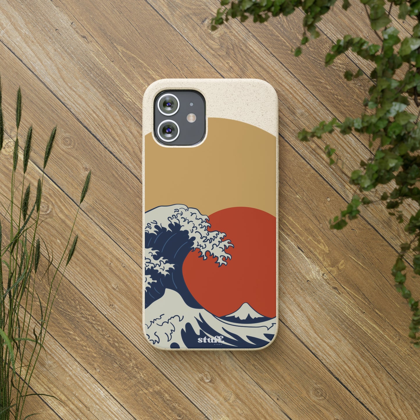La Grande Vague | biodegradable shell in bamboo and bioplastic - inspired by Japanese art