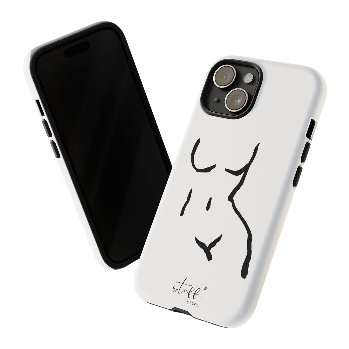The Curve Case | Resistant double protection shell with Minimalist Design by Women