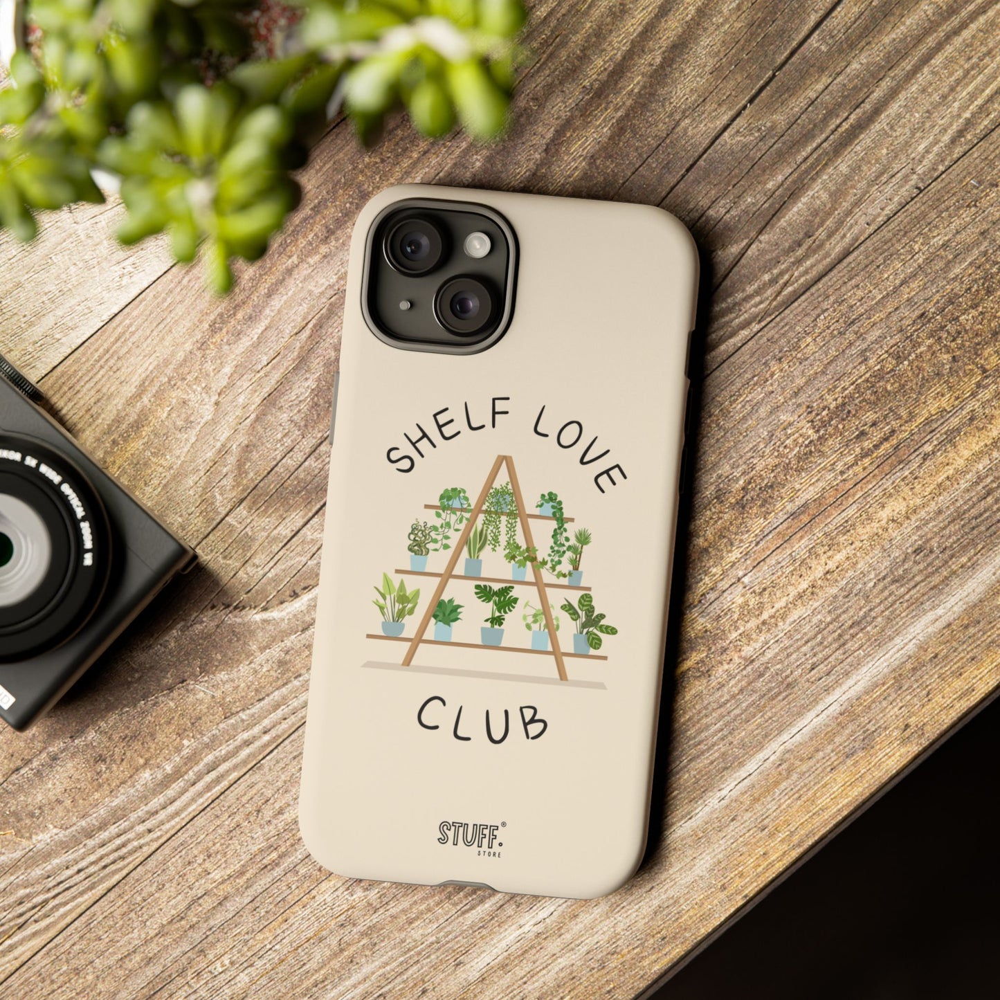 Shelf Love Club – Coque résistante à double protection | Parfaite pour les amoureux des plantes
