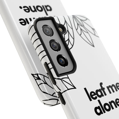 Leaf Me Case | Coque résistante double protection avec design minimaliste