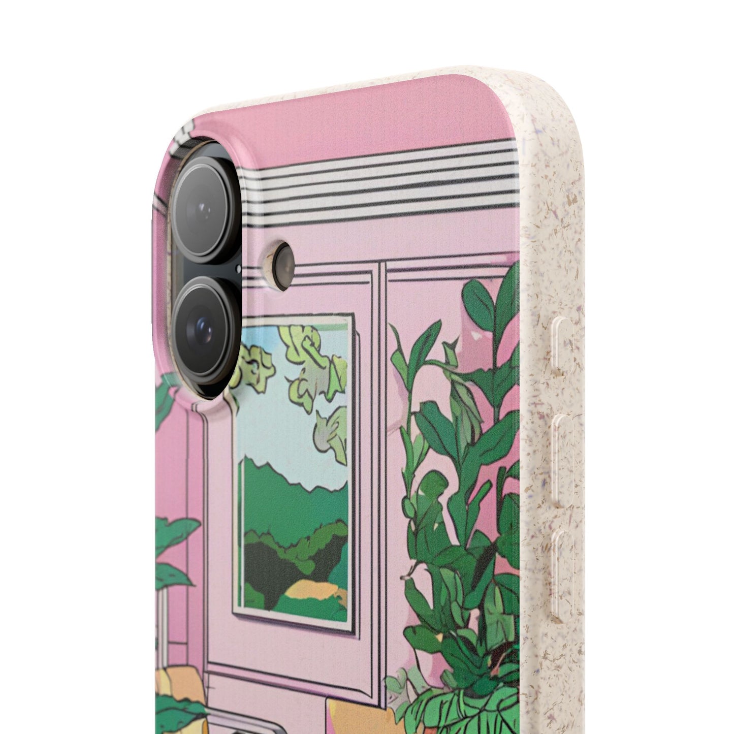 Plant Pop Case | Coque biodégradable en bambou et bioplastique avec design coloré | Parfait pour les amoureux des plantes - Avec emballage cadeau