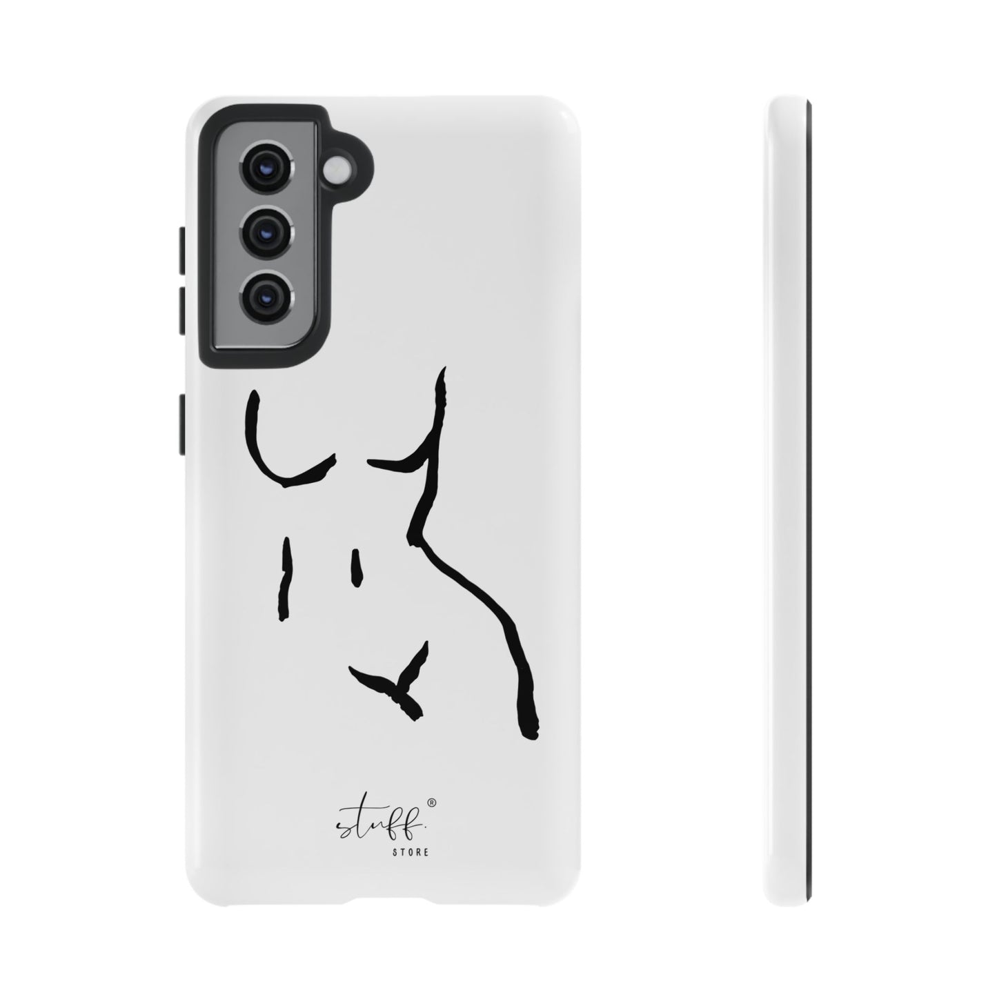 The Curve Case | Resistant double protection shell with Minimalist Design by Women