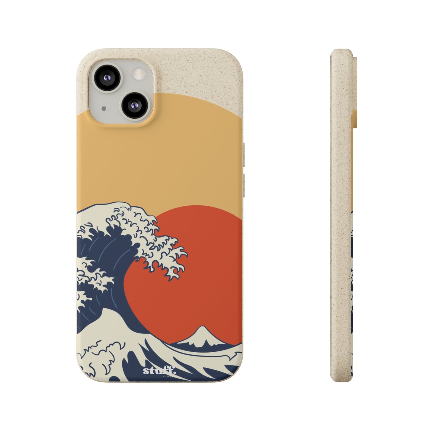 La Grande Vague | biodegradable shell in bamboo and bioplastic - inspired by Japanese art