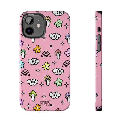 Pixie Case | Coque résistante double protection | Pixie Collection - Pink Matte Effect