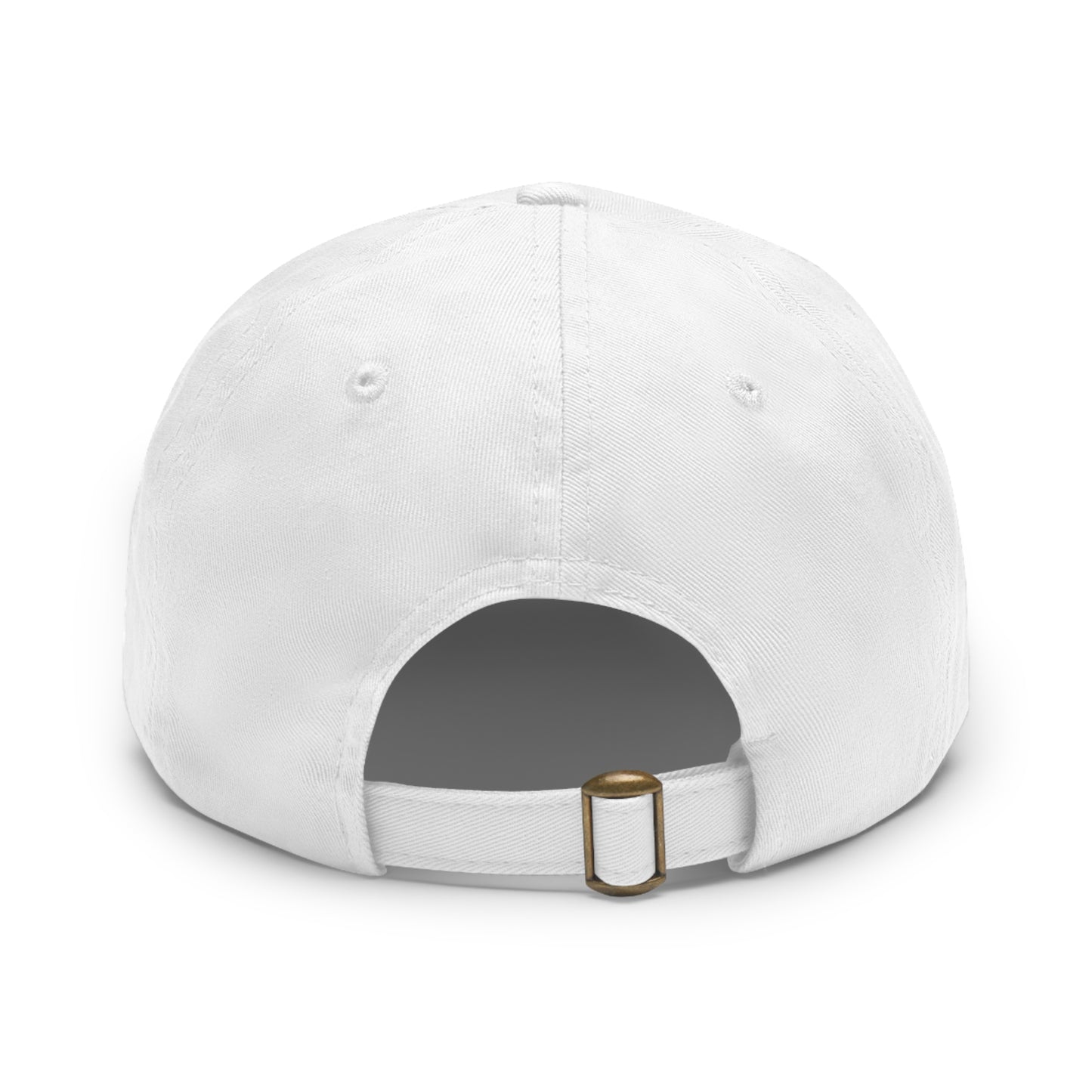 Be Happy | dad hat unisexe avec écusson cuir