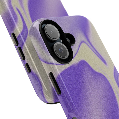 Swirly Case | Coque résistante double protection - Motif vague pourpre