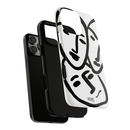 Les Trois Visages | Coque résistante double protection — inspiration Matisse