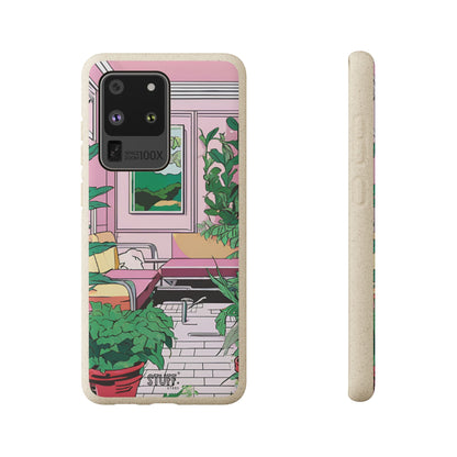 Plant Pop Case | Coque biodégradable en bambou et bioplastique avec design coloré | Parfait pour les amoureux des plantes - Avec emballage cadeau