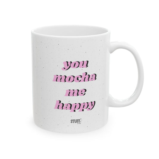 Mocha Cup | Mug en céramique avec citation fun – 330ml