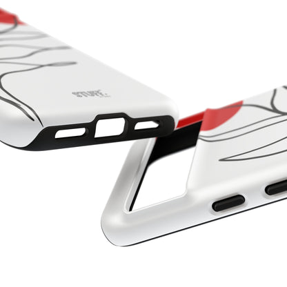 Red Sun Case | Coque résistante double protection avec Design Minimaliste