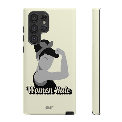 Women Rule Case | Coque résistante double protection avec Design Féministe inspirant