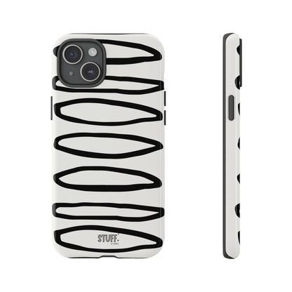 Loopy Case | Coque résistante double protection - Motif cercles abstraits