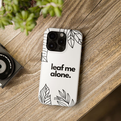 Leaf Me Case | Coque résistante double protection avec design minimaliste