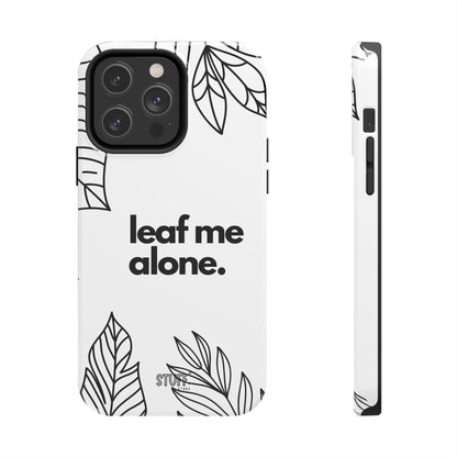 Leaf Me Case | Coque résistante double protection avec design minimaliste