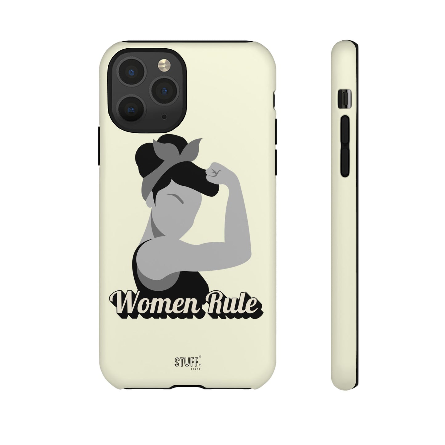 Women Rule Case | Coque résistante double protection avec Design Féministe inspirant