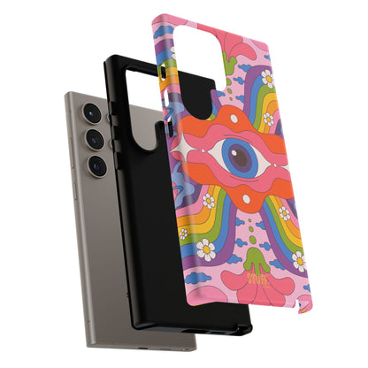Psych Case | Coque résistante double protection avec Design Psychédélique coloré