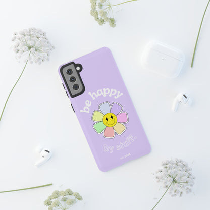 Be Happy Case | Coque résistante double protection avec Design Fleur Colorée