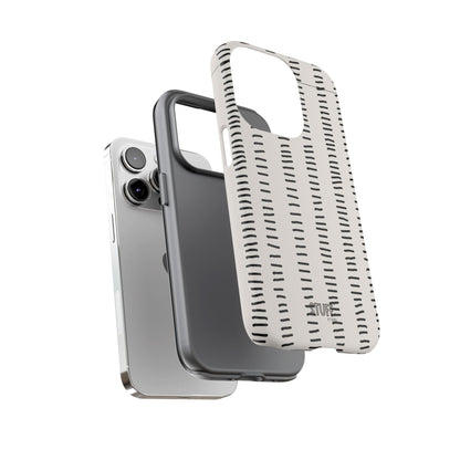 Striped Case | Coque résistante double protection antichoc - Design Minimaliste