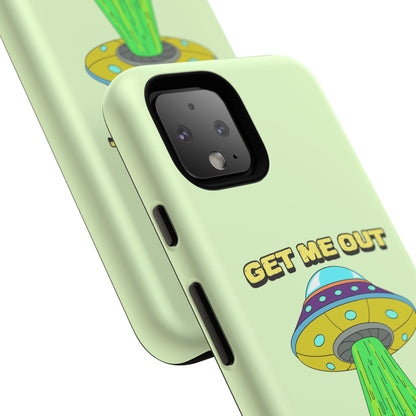 Get Me Out of Here | Coque résistante anti-choc — Vert Menthe