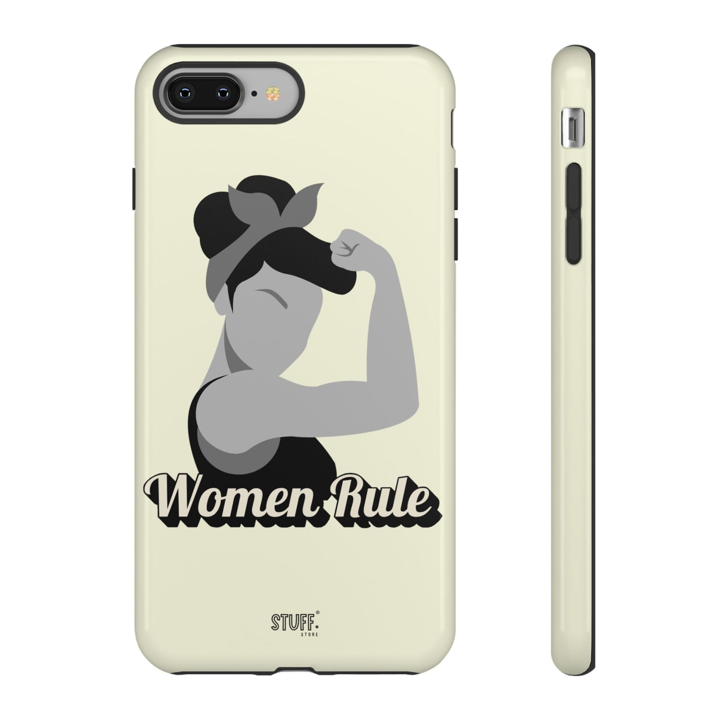 Women Rule Case | Coque résistante double protection avec Design Féministe inspirant