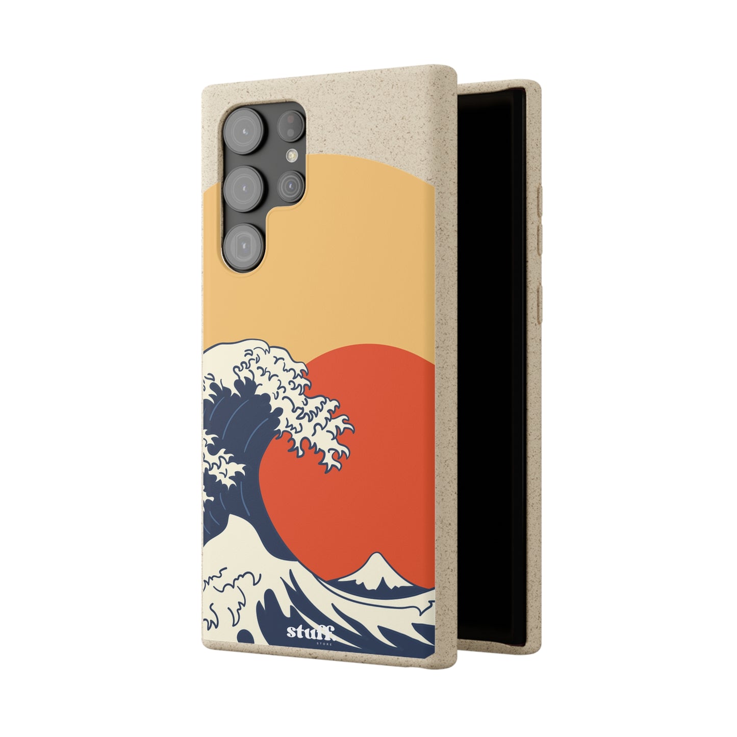 La Grande Vague | biodegradable shell in bamboo and bioplastic - inspired by Japanese art