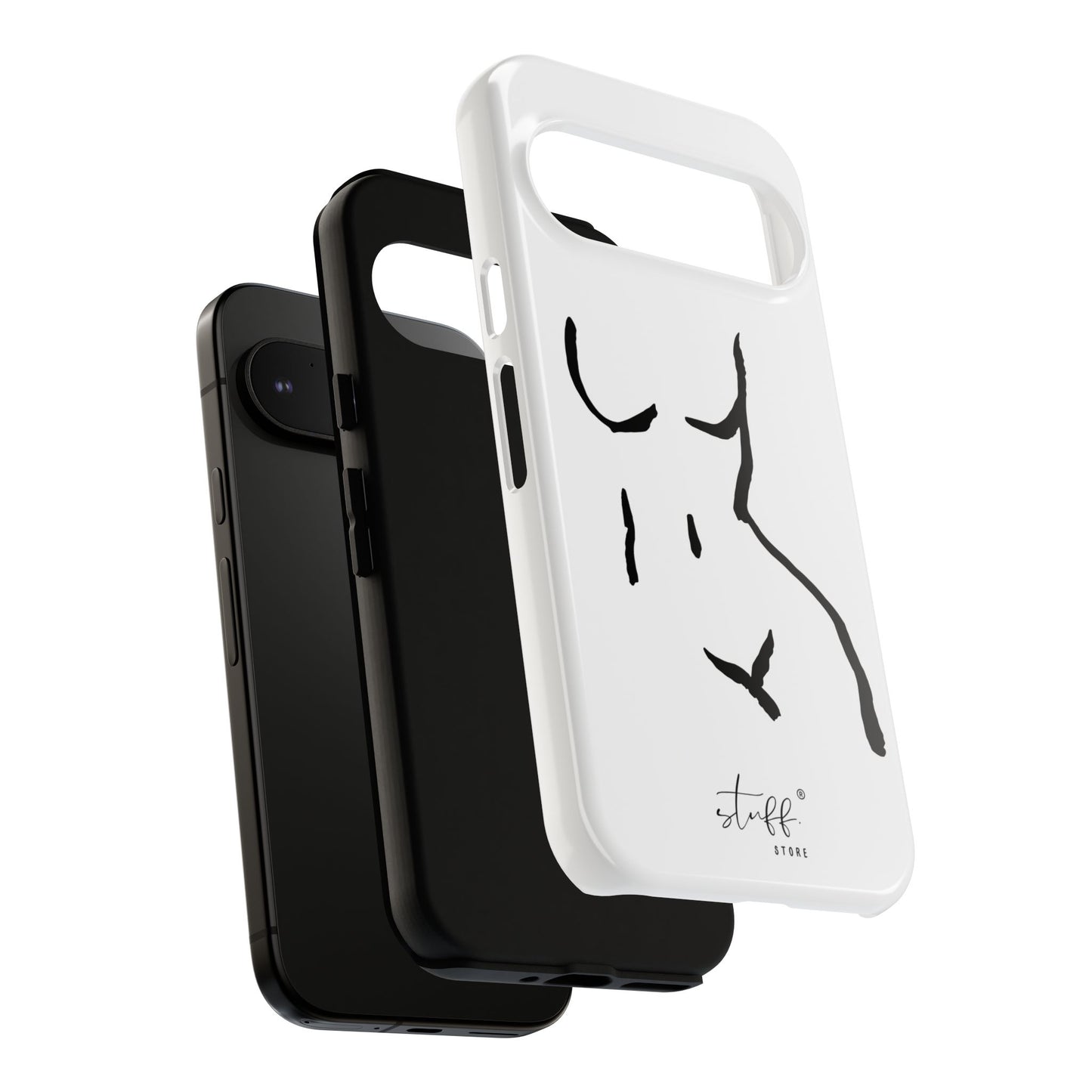 The Curve Case | Resistant double protection shell with Minimalist Design by Women