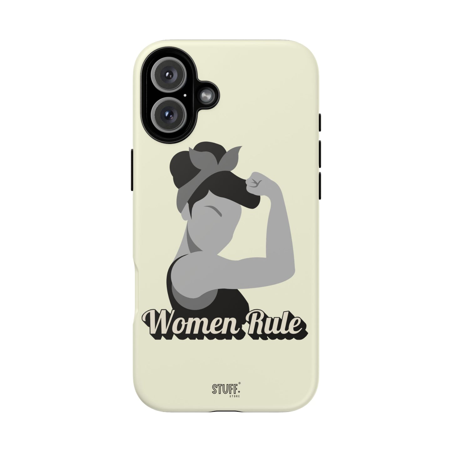 Women Rule Case | Coque résistante double protection avec Design Féministe inspirant
