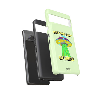 Get Me Out of Here | Coque résistante anti-choc — Vert Menthe