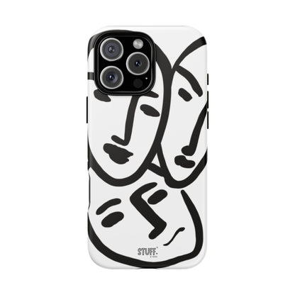 Les Trois Visages | Coque résistante double protection — inspiration Matisse