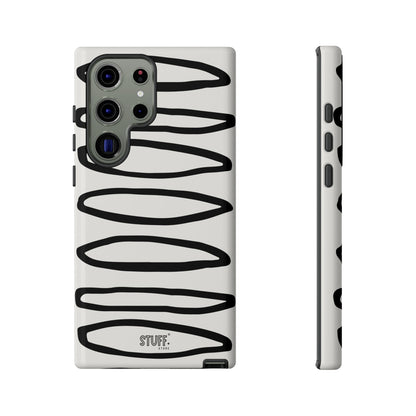 Loopy Case | Coque résistante double protection - Motif cercles abstraits