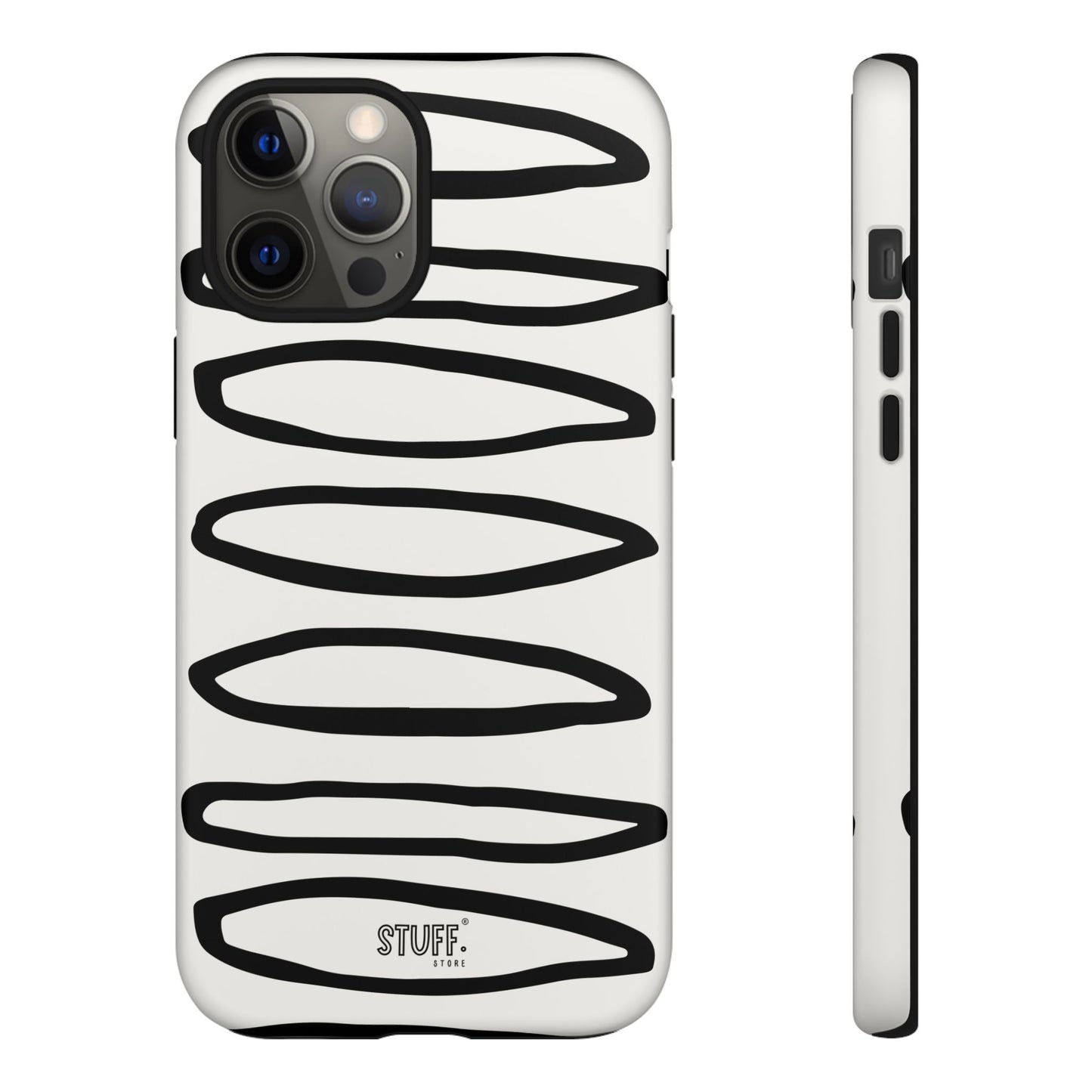 Loopy Case | Coque résistante double protection - Motif cercles abstraits