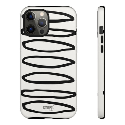 Loopy Case | Coque résistante double protection - Motif cercles abstraits