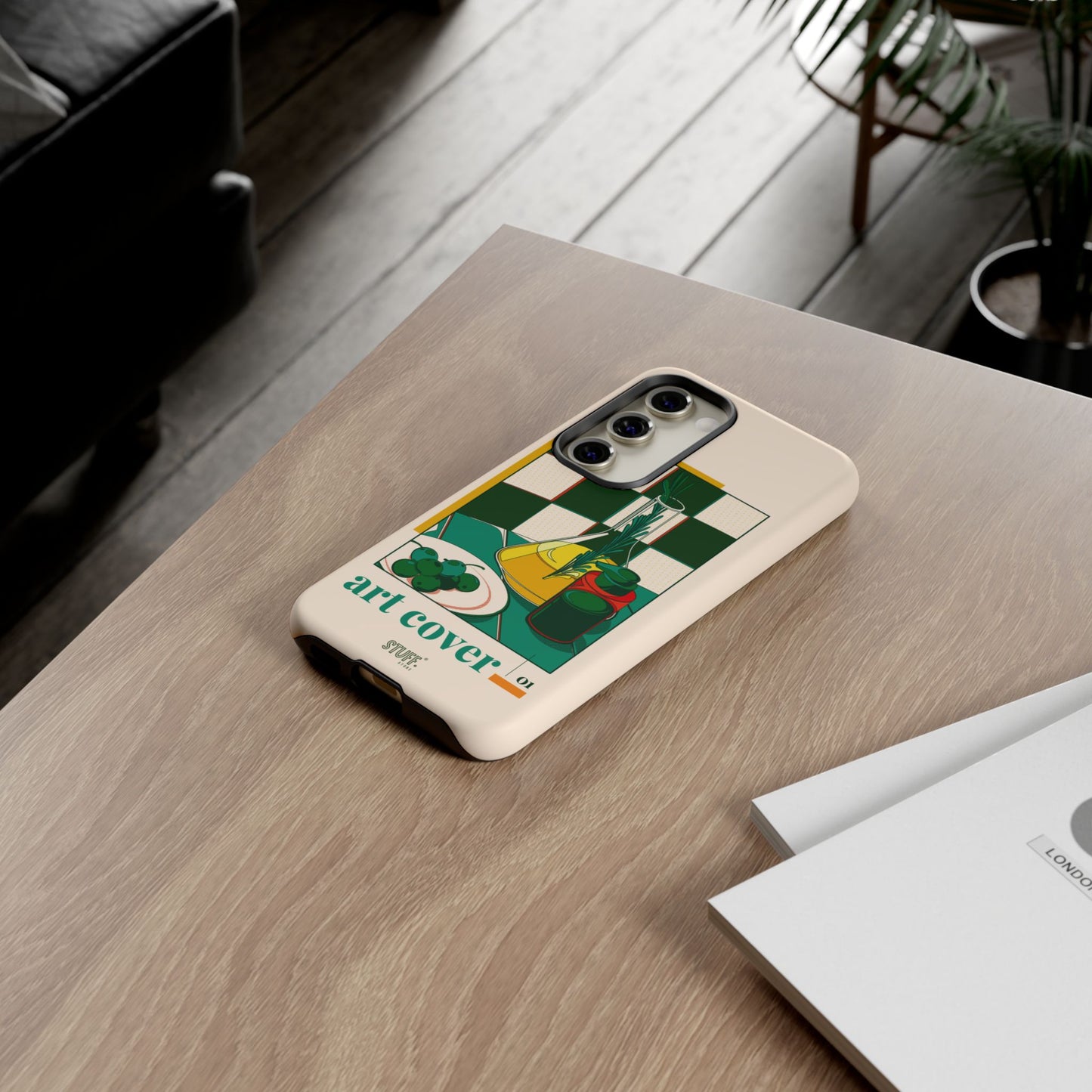 Olio d'Amore Case | Coque résistante double protection avec Design artistique Rétro