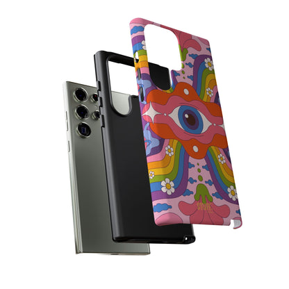 Psych Case | Coque résistante double protection avec Design Psychédélique coloré