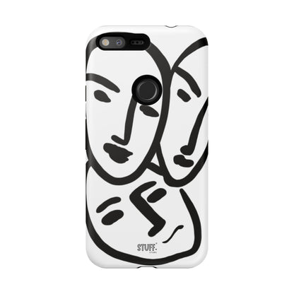 Les Trois Visages | Coque résistante double protection — inspiration Matisse