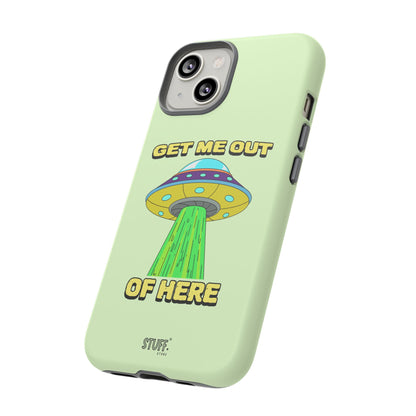 Get Me Out of Here | Coque résistante anti-choc — Vert Menthe