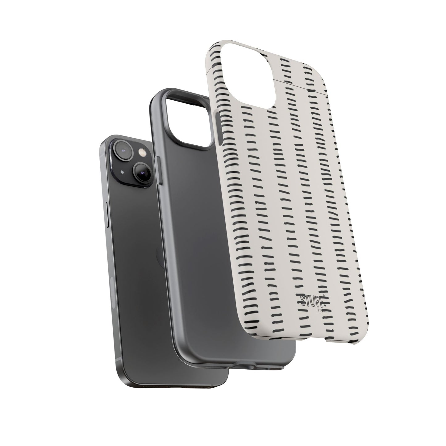 Striped Case | Coque résistante double protection antichoc - Design Minimaliste