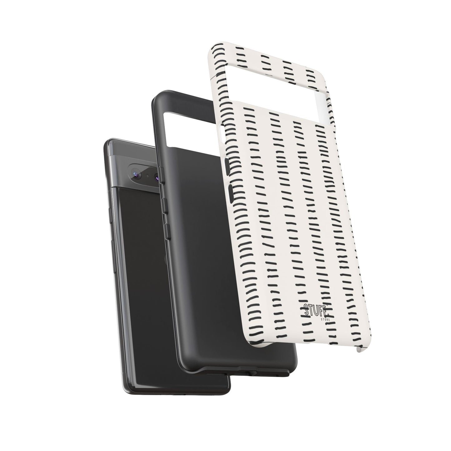 Striped Case | Coque résistante double protection antichoc - Design Minimaliste