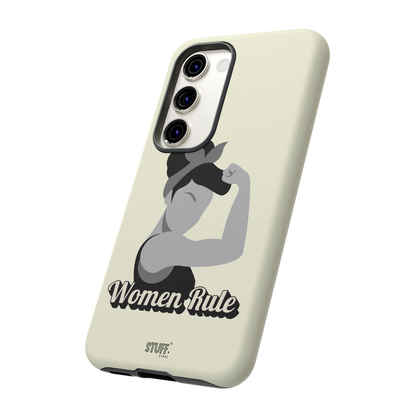 Women Rule Case | Coque résistante double protection avec Design Féministe inspirant