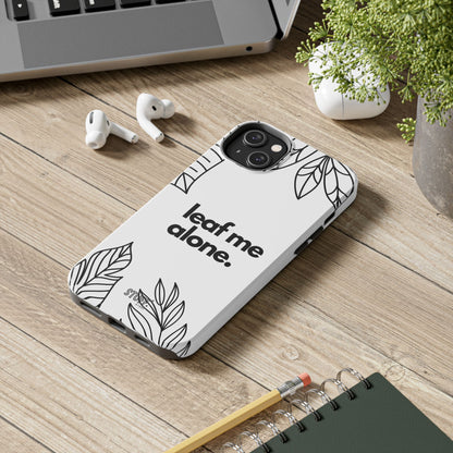 Leaf Me Case | Coque résistante double protection avec design minimaliste